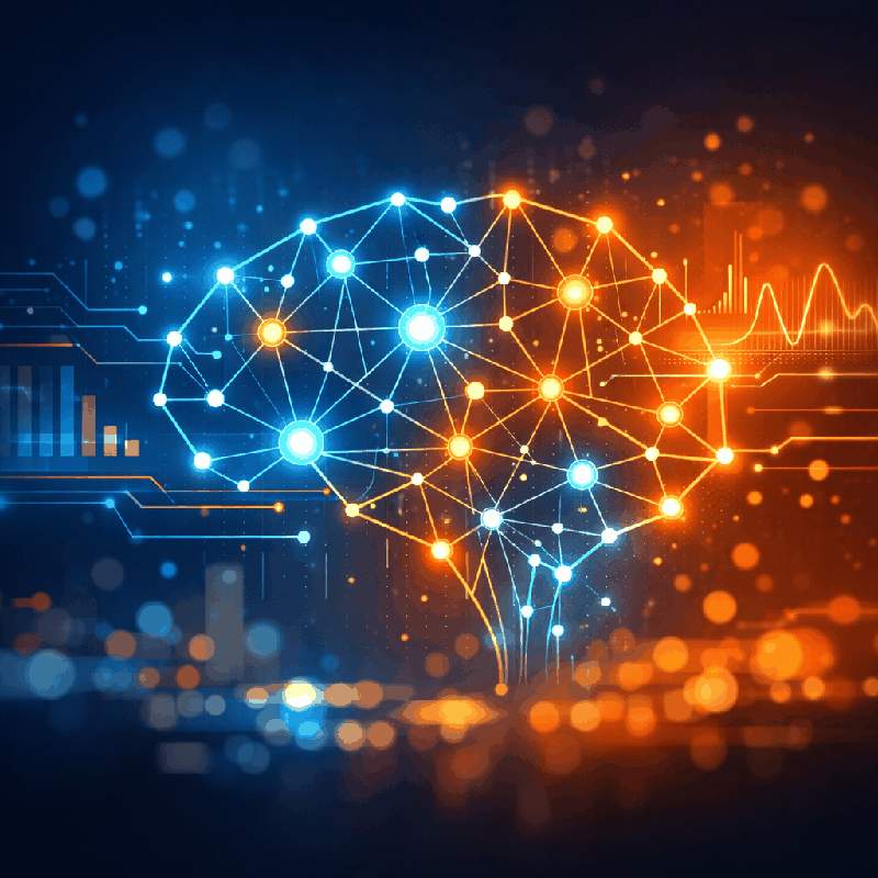 Abstract illustration of artificial intelligence