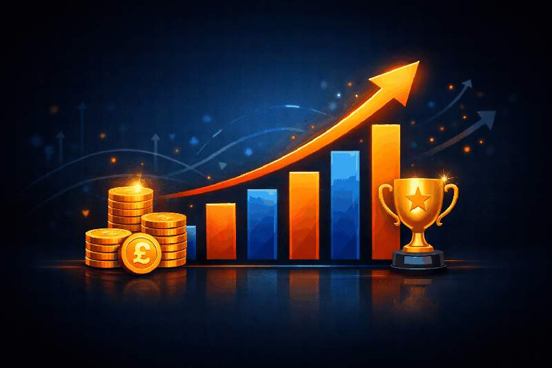 Illustration of business growth